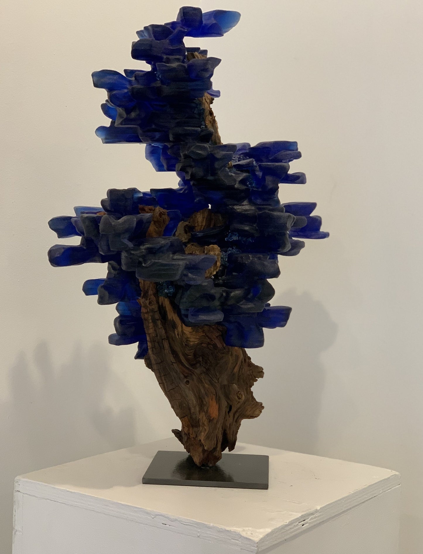 Sculpture Végétale bleue n°1 - Galerie de Juliette