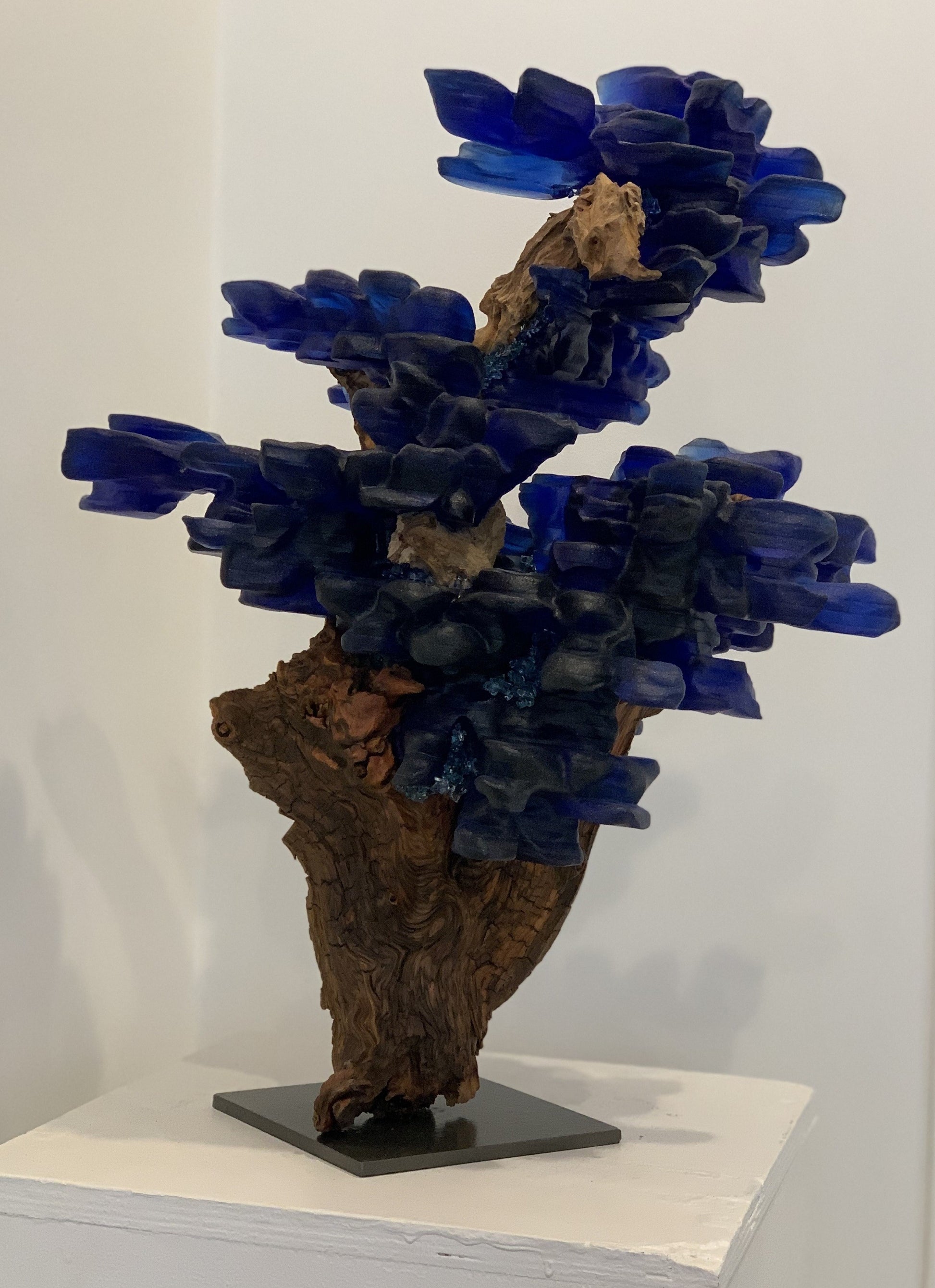 Sculpture Végétale bleue n°1 - Galerie de Juliette