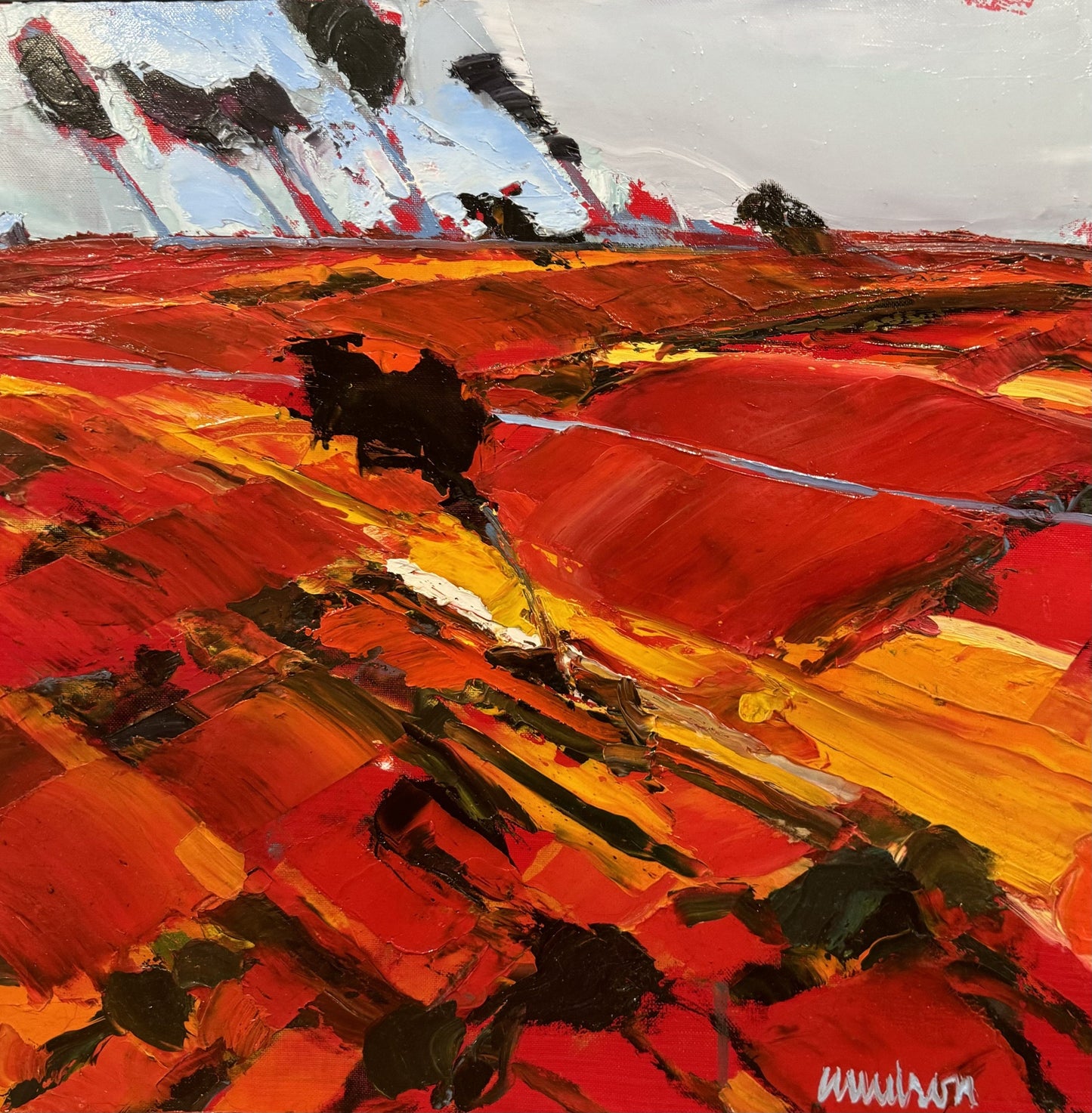 Coup de vent sur la lande