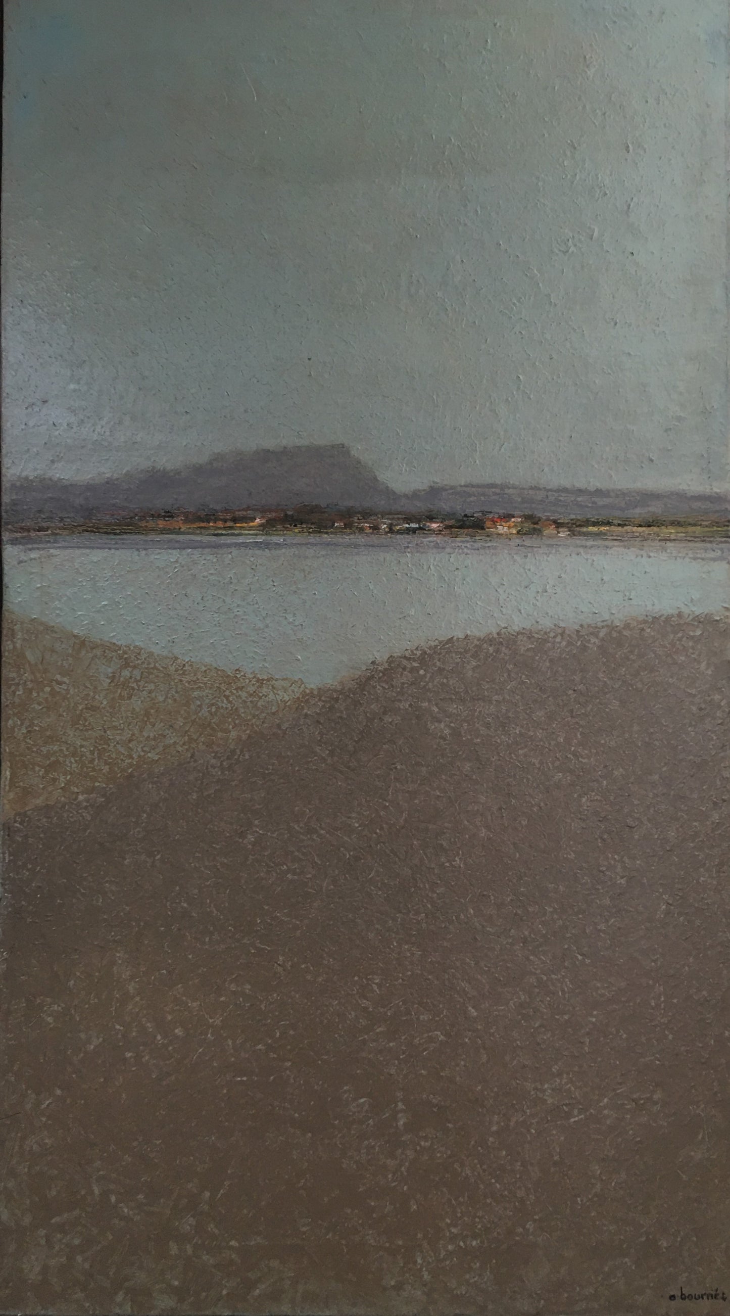 Pic St Loup et étang - Galerie de Juliette