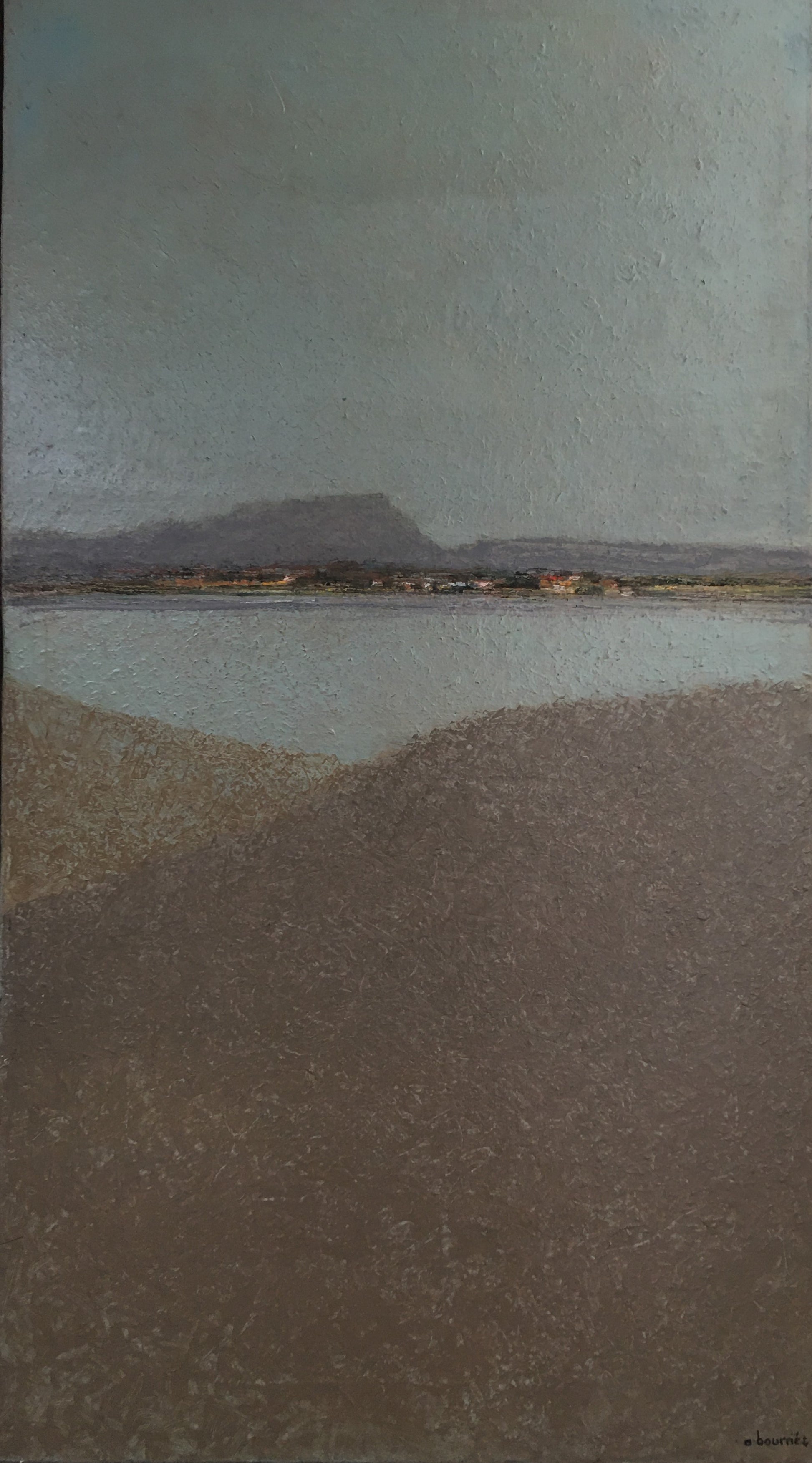 Pic St Loup et étang - Galerie de Juliette