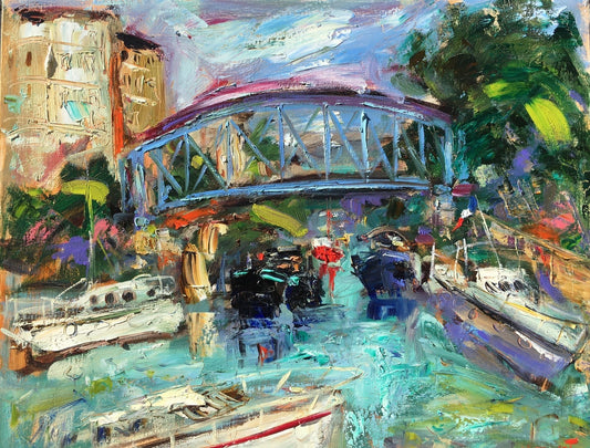 Le port de Beaucaire - Galerie de Juliette