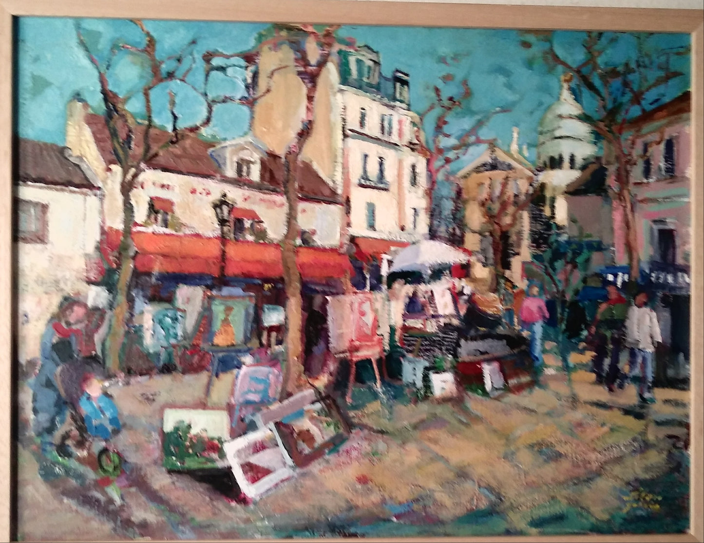 Place du Tertre à Paris - Galerie de Juliette