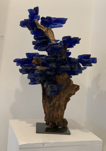 Sculpture Végétale bleue n°1 - Galerie de Juliette
