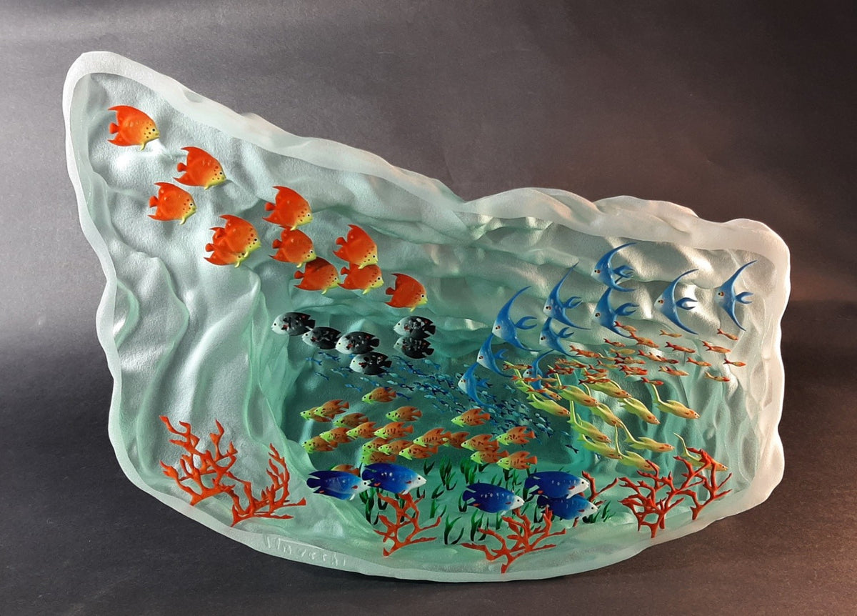 Sculpture poissons horizontale G.M. n°5