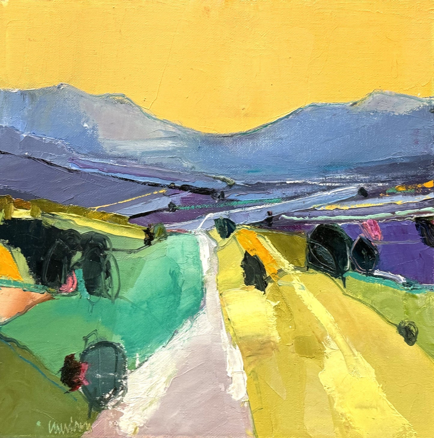 Collines bleues