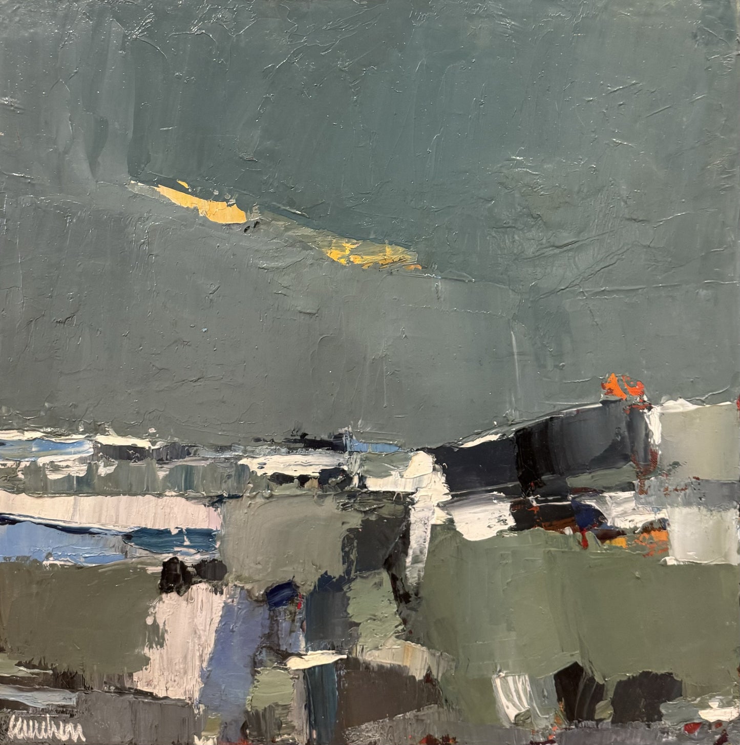 Entre gris et bleu