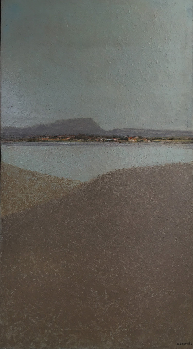 Pic St Loup et étang - Galerie de Juliette